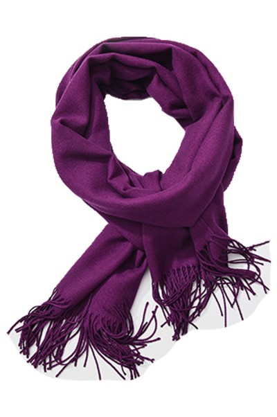 SKSL004 design pure color imitation cashmere scarf tassel scarf manufacturer detail view-11